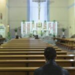 200520-002 Roma 18 maggio 2020.
Riapertura delle chiese al popolo (pubblico ) nella Fase-2 della lotta al Covid-19 Corona Virus ( Coronavirus).
Parrocchia Santa Francesca Romana all' Ardeatino
Prima messa dopo il Lock Down che aveva sospeso tutte le messe con la presenza del popolo.
nel periodo della pandemia del Covid-19 Corona Virus.