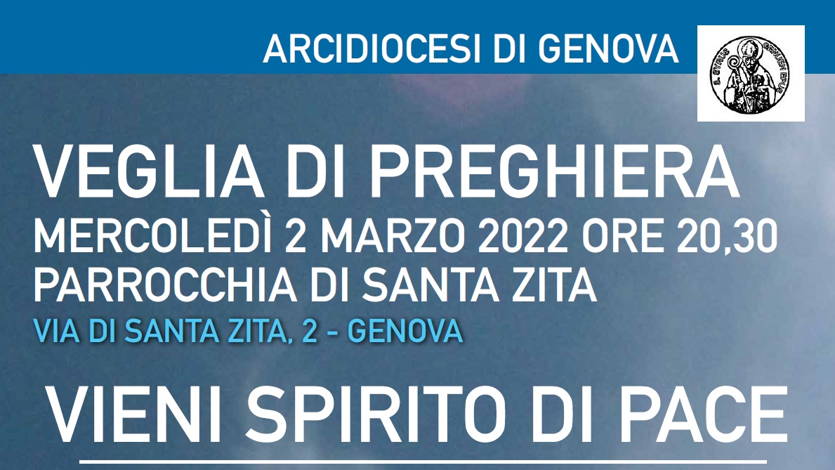 Veglia di preghiera per la pace – Arcidiocesi di Genova